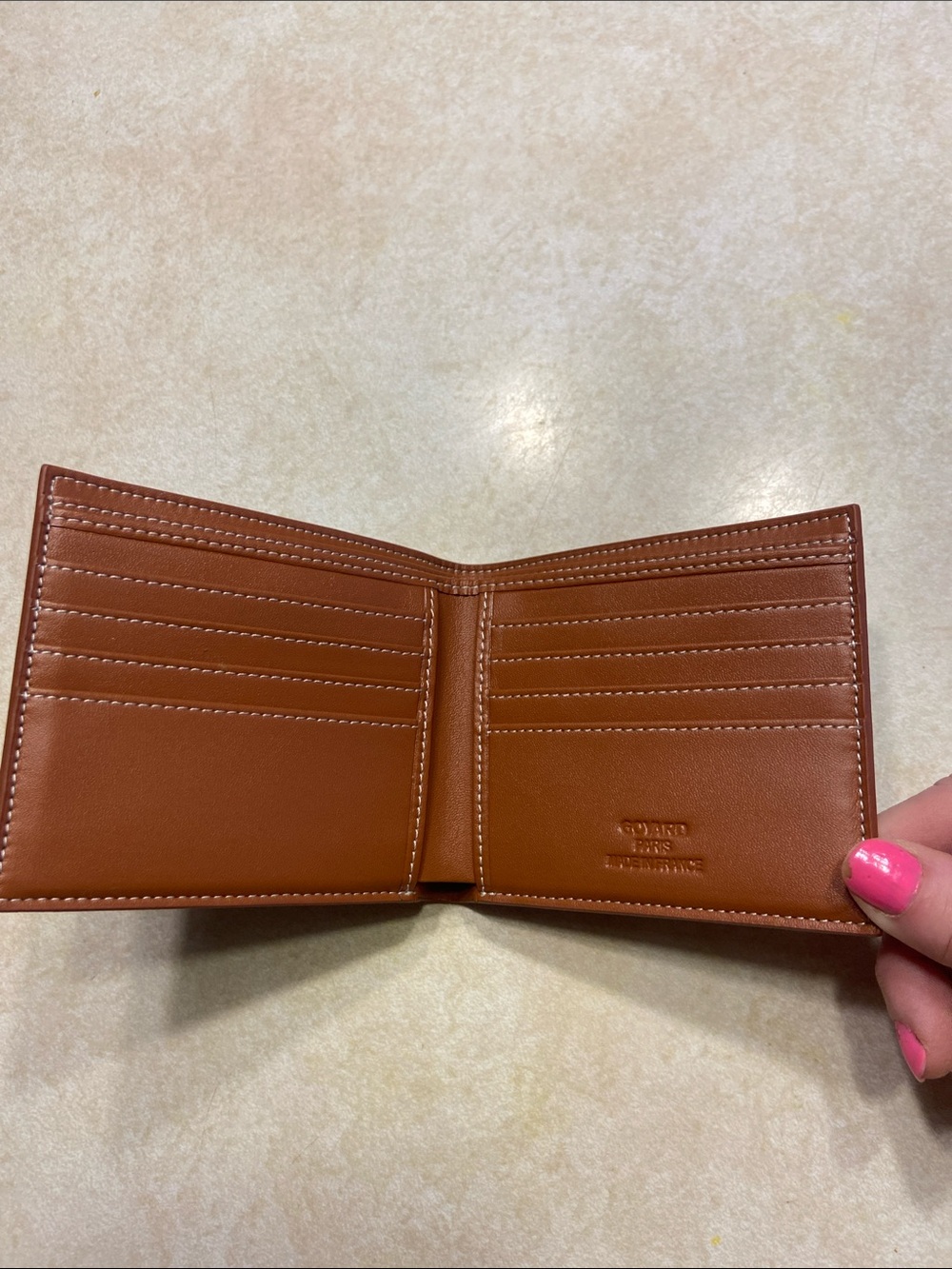 Vintage Black and Brown Chevron Wallet Card Holder - Picture 7 of 12